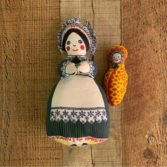 Louise Elliott designs stuffed doll with baby - Picture 2 of 7